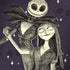 Disney The Nightmare Before Christmas Jack and Sally Art Dell Latitude Skin