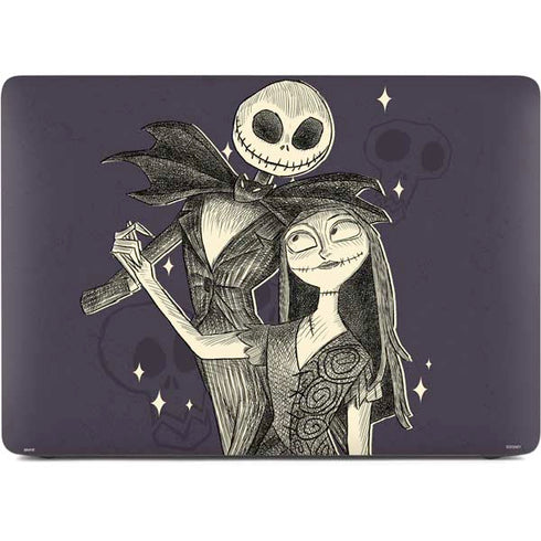 Disney The Nightmare Before Christmas Jack and Sally Art Apple MacBook Air Skin