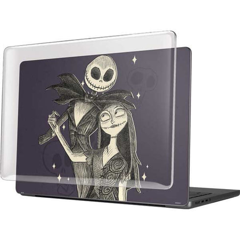Disney The Nightmare Before Christmas Jack and Sally Art MacBook Pro 14in (2021-24) Case plus Skin