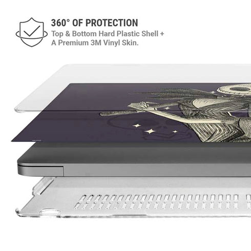 Disney The Nightmare Before Christmas Jack and Sally Art MacBook Pro 14in (2021-24) Case plus Skin