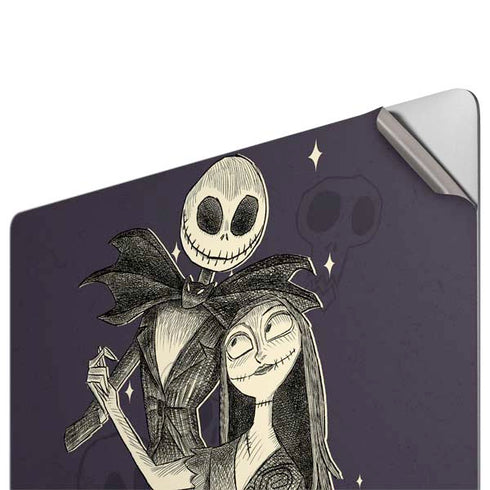 Disney The Nightmare Before Christmas Jack and Sally Art Apple MacBook Pro 16-inch Skin