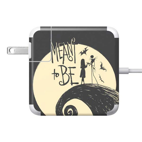 Disney The Nightmare Before Christmas Jack and Sally Meant to Be 85W Power Adapter (15 and 17 inch MacBook Pro Charger) Skin