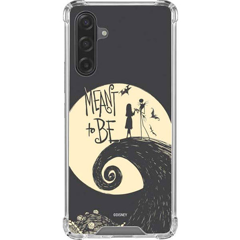 Disney The Nightmare Before Christmas Jack and Sally Meant to Be Galaxy A17 Clear Case