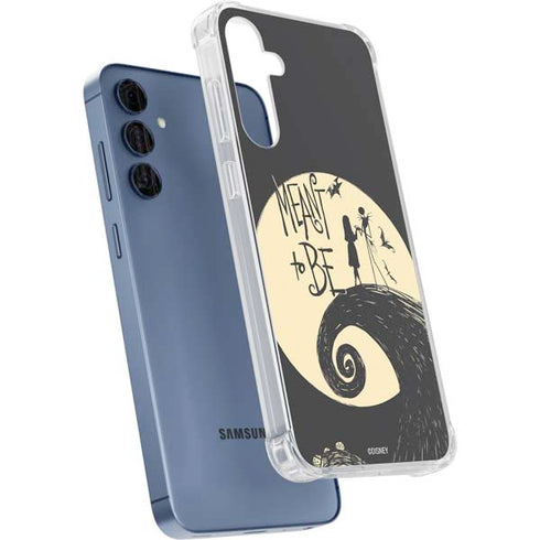 Disney The Nightmare Before Christmas Jack and Sally Meant to Be Galaxy A55 5G Clear Case