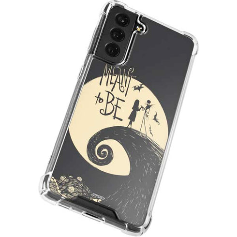 Disney The Nightmare Before Christmas Jack and Sally Meant to Be Galaxy S22 Clear Case