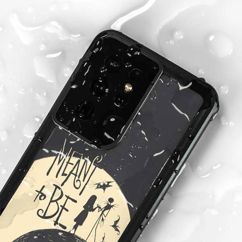 Disney The Nightmare Before Christmas Jack and Sally Meant to Be Galaxy S24 Ultra Waterproof Case