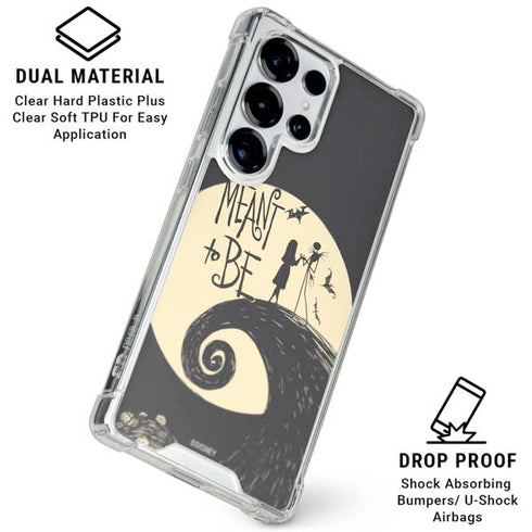 Disney The Nightmare Before Christmas Jack and Sally Meant to Be Galaxy S25 Ultra Clear Case