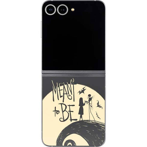 Disney The Nightmare Before Christmas Jack and Sally Meant to Be Galaxy Z Flip6 Skin