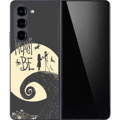 Disney The Nightmare Before Christmas Jack and Sally Meant to Be Galaxy Z Fold5 5G Skin