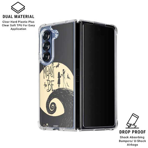 Disney The Nightmare Before Christmas Jack and Sally Meant to Be Galaxy Z Fold6 Clear Case