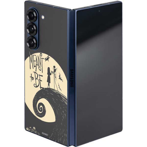 Disney The Nightmare Before Christmas Jack and Sally Meant to Be Galaxy Z Fold6 Skin