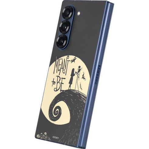 Disney The Nightmare Before Christmas Jack and Sally Meant to Be Galaxy Z Fold6 Skin