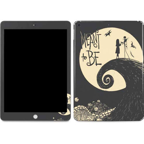 Disney The Nightmare Before Christmas Jack and Sally Meant to Be Apple iPad Skin