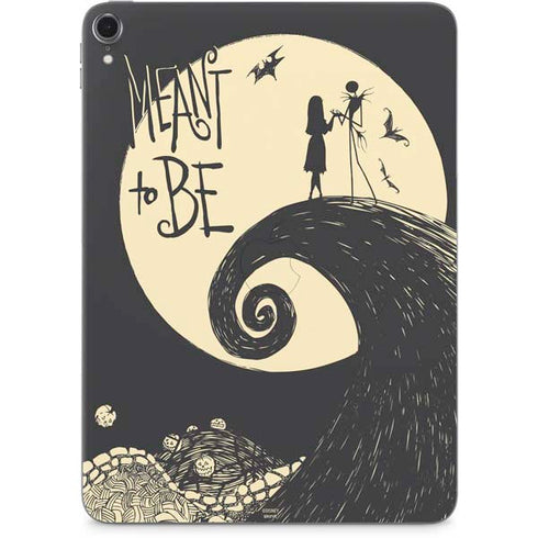 Disney The Nightmare Before Christmas Jack and Sally Meant to Be Apple iPad Pro Skin