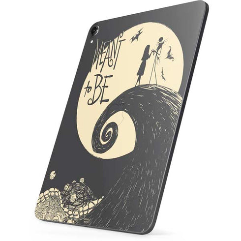 Disney The Nightmare Before Christmas Jack and Sally Meant to Be Apple iPad Pro Skin