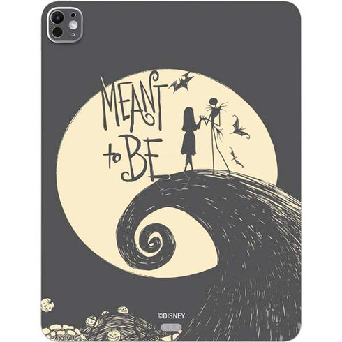 Disney The Nightmare Before Christmas Jack and Sally Meant to Be iPad Pro 13in M4 (2024) Skin