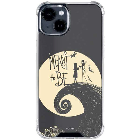 Disney The Nightmare Before Christmas Jack and Sally Meant to Be iPhone 15 Clear Case