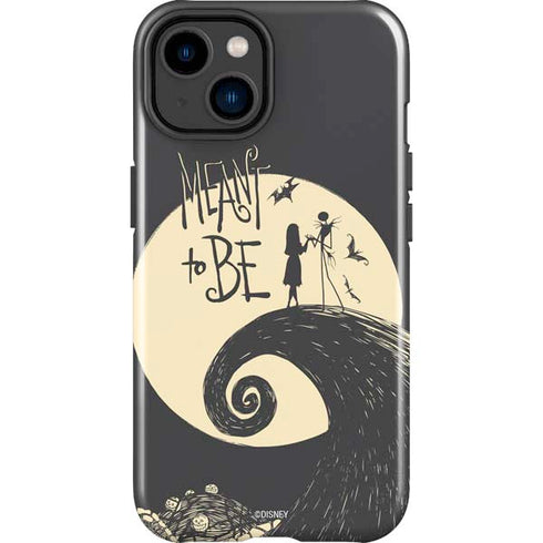 Disney The Nightmare Before Christmas Jack and Sally Meant to Be iPhone 15 Impact Case