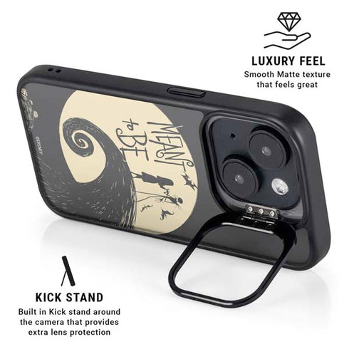 Disney The Nightmare Before Christmas Jack and Sally Meant to Be iPhone 15 Kickstand Case