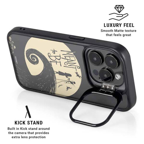 Disney The Nightmare Before Christmas Jack and Sally Meant to Be iPhone 15 Pro Max Kickstand Case