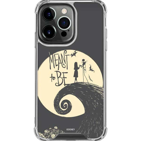 Disney The Nightmare Before Christmas Jack and Sally Meant to Be iPhone 16 Pro Max Clear Case