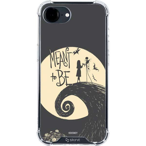 Disney The Nightmare Before Christmas Jack and Sally Meant to Be iPhone 16e Clear Case