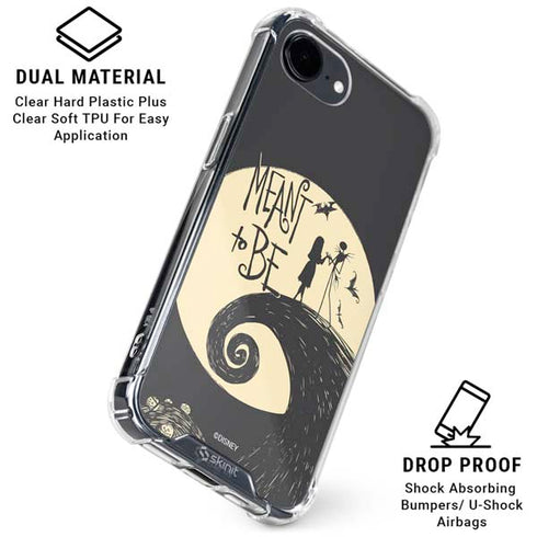 Disney The Nightmare Before Christmas Jack and Sally Meant to Be iPhone 16e Clear Case