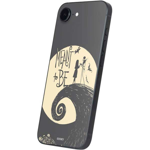Disney The Nightmare Before Christmas Jack and Sally Meant to Be iPhone 16e Skin