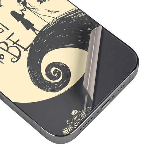 Disney The Nightmare Before Christmas Jack and Sally Meant to Be iPhone 16e Skin