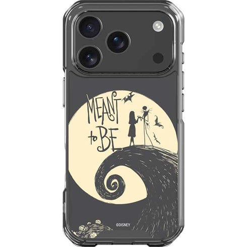 Disney The Nightmare Before Christmas Jack and Sally Meant to Be iPhone 17 Pro Clear Case