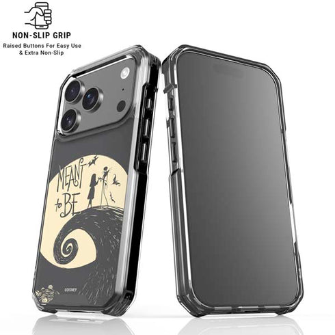 Disney The Nightmare Before Christmas Jack and Sally Meant to Be iPhone 17 Pro Max Clear Case