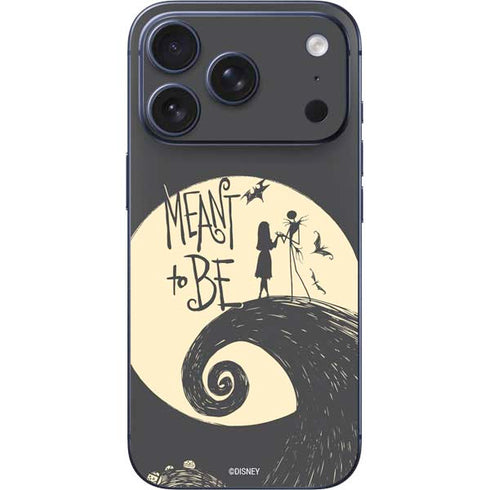 Disney The Nightmare Before Christmas Jack and Sally Meant to Be iPhone 17 Pro Max Skin