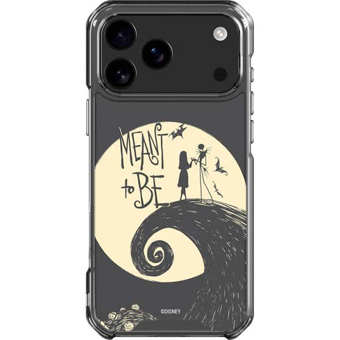 Disney The Nightmare Before Christmas Jack and Sally Meant to Be iPhone 18 Pro Max Clear Case