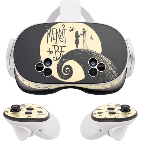 Disney The Nightmare Before Christmas Jack and Sally Meant to Be Meta Quest 3S Skin