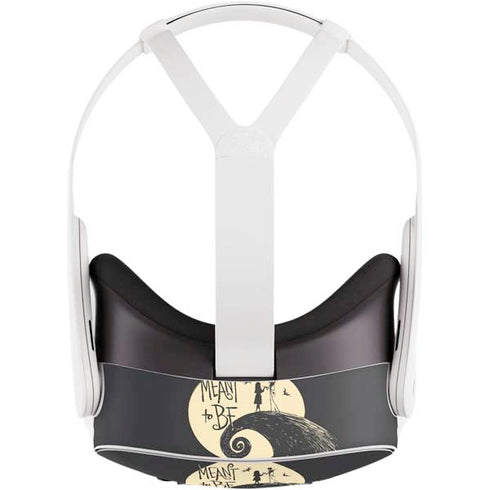 Disney The Nightmare Before Christmas Jack and Sally Meant to Be Meta Quest 3S Skin