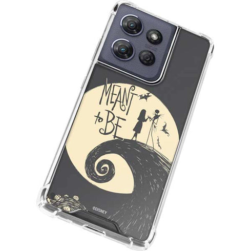 Disney The Nightmare Before Christmas Jack and Sally Meant to Be Moto G 5G (2025) Clear Case
