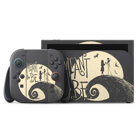 Disney The Nightmare Before Christmas Jack and Sally Meant to Be Nintendo Switch 2 (2025) with Joy-Con Skin