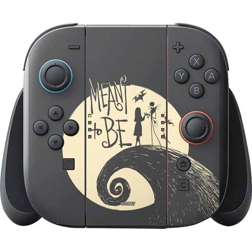 Disney The Nightmare Before Christmas Jack and Sally Meant to Be Nintendo Switch 2 (2025) with Joy-Con Skin