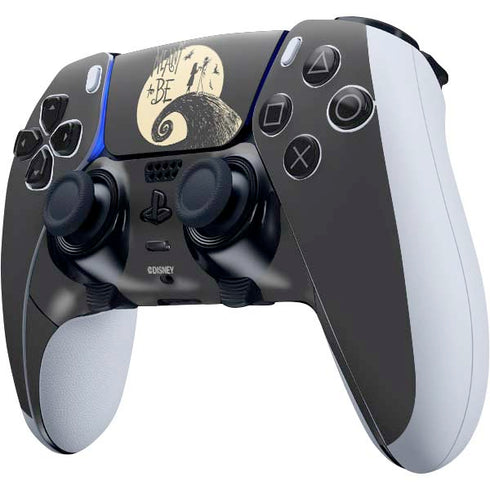 Disney The Nightmare Before Christmas Jack and Sally Meant to Be PS5 DualSense Edge Pro Controller Skin