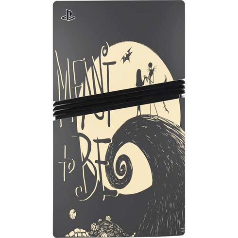 Disney The Nightmare Before Christmas Jack and Sally Meant to Be PS5 Pro Console Skin
