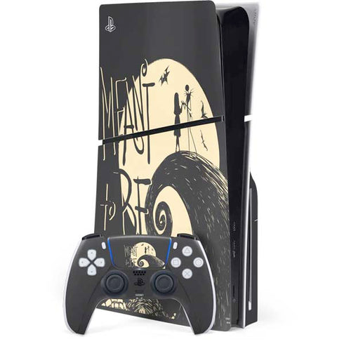 Disney The Nightmare Before Christmas Jack and Sally Meant to Be PlayStation PS5 Skins