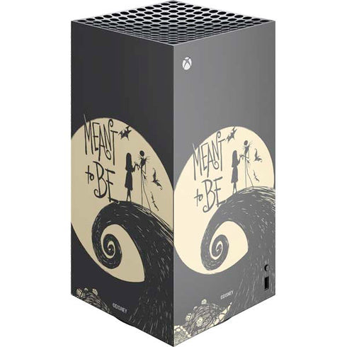 Disney The Nightmare Before Christmas Jack and Sally Meant to Be XBox Series X Digital Edition Console Skin