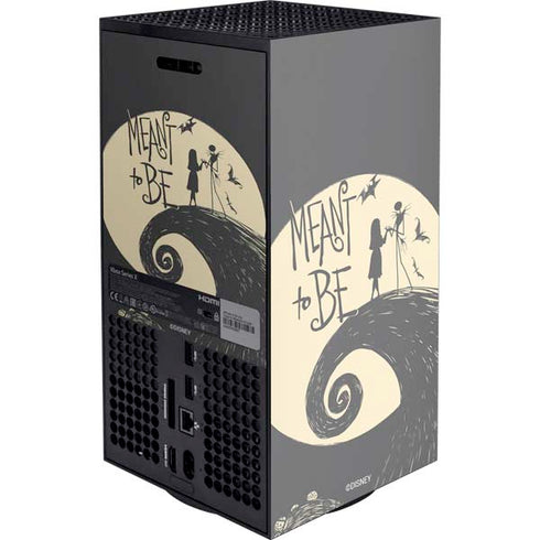 Disney The Nightmare Before Christmas Jack and Sally Meant to Be XBox Series X Digital Edition Console Skin