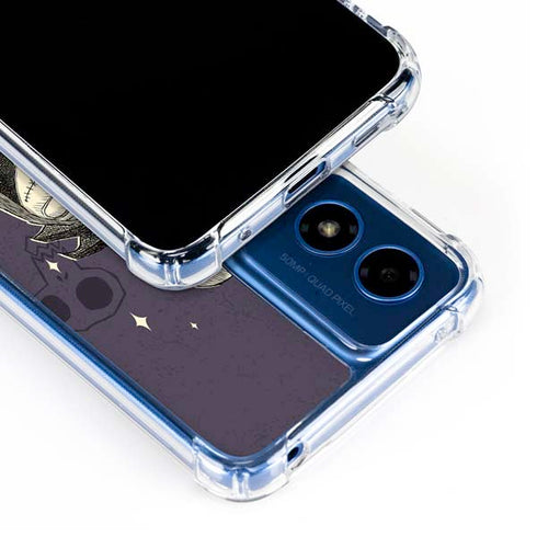 Disney The Nightmare Before Christmas Jack and Sally Art Moto G 5G (2024) Clear Case