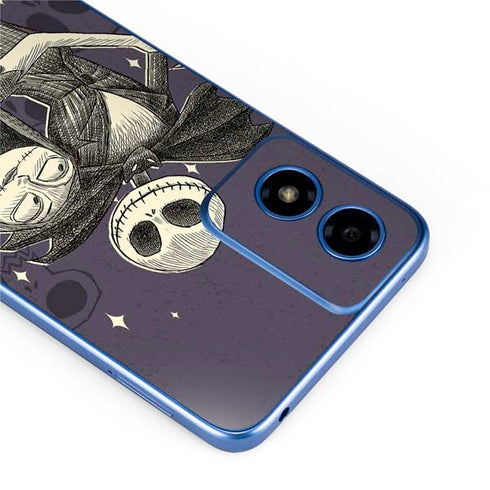 Disney The Nightmare Before Christmas Jack and Sally Art Moto G Play 4G (2024) Skin