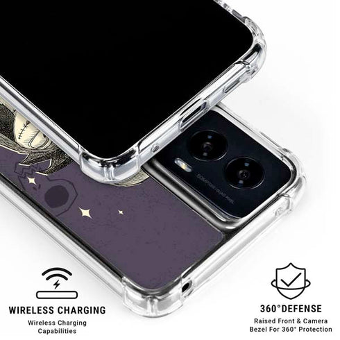 Disney The Nightmare Before Christmas Jack and Sally Art Moto G Power 5G (2024) Clear Case