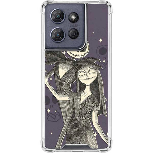 Disney The Nightmare Before Christmas Jack and Sally Art Moto G Power 5G (2025) Clear Case