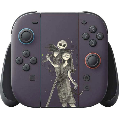 Disney The Nightmare Before Christmas Jack and Sally Art Nintendo Skins
