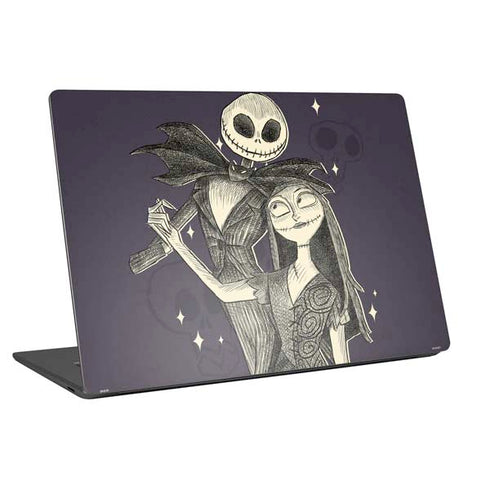 Disney The Nightmare Before Christmas Jack and Sally Art Laptop Skins