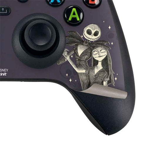 Disney The Nightmare Before Christmas Jack and Sally Art Xbox Series X Bundle Skin